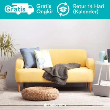 dekoruma chibi sofa minimalis 2 seater scandinavian sofa ruang tamu 2 dudukan