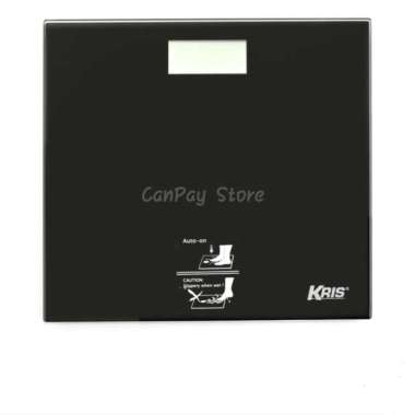 Kris Timbangan Badan Digital - Hitam