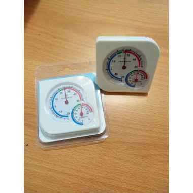 SESAWI Hygrometer Thermometer analog alat pengukur suhu ruangan 2.5 Inch