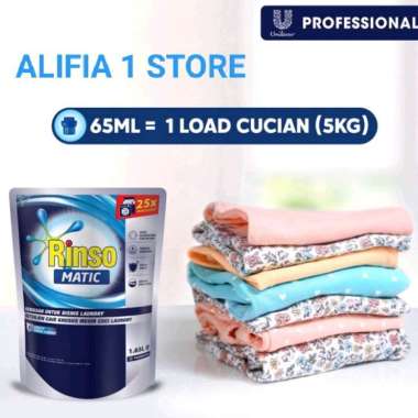 Promo Harga Rinso Detergent Matic Liquid Professional 1650 ml - Blibli