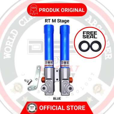 Tabung Shock Depan DBS RT M STAGE Mio Sporty Mio Soul Mio J Mio GT Soul GT Fino Xeon GT125 BLUE