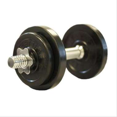 Rubber Dumble 10kg KETTLER Dumbell Dumbel Barbel Rubberized Set Karet