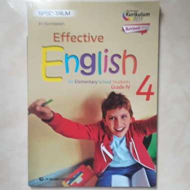 EFFECTIVE ENGLISH KELAS 4 BUKU BAHASA INGGRIS SD