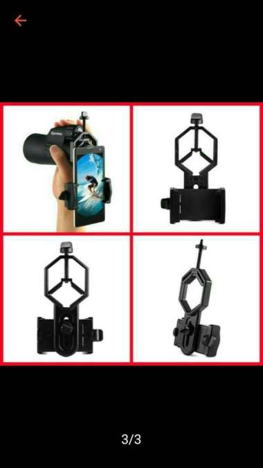 Mounting telescope camera smartphone
