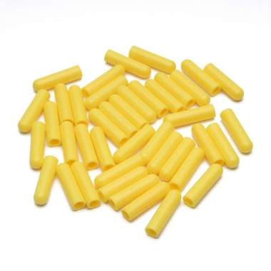 Aglet Plastik Ujung Tali Hoodie Tali Sepatu Kuning
