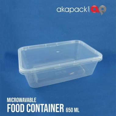 Food Container KIIP 650ml / wadah makanan kotak / thinwall KIIP MERK KIIP