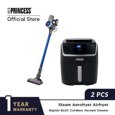 Princess 01.182020.02.001 182020 Digital Air Fryer, 3.2L Capacity