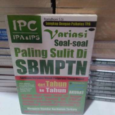 BUKU VARIASI SOAL SOAL PALING SULIT DI SBMPTN IPC ORIGINAL