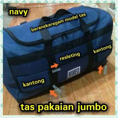 tas pakaian jumbo tas travel bag tas mudik tas slempang pria jinjing