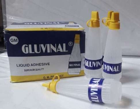 LEm Kertas Cair Gluvinal 75ml putih