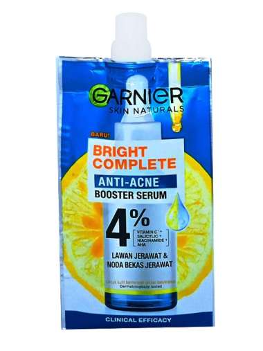 Serum Wajah Garnier Booster Anti Acne 7.5Ml Botol