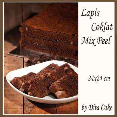 Lapis Surabaya Pelangi Marble Cake Resep Kuno Premium Dita Cake 24x24 Lapis Coklat
