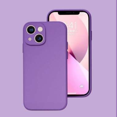 Soft Case Apple Iphone 13 & 13 Mini Silikon Candy Macaron Bludru 13 MINI Ungu
