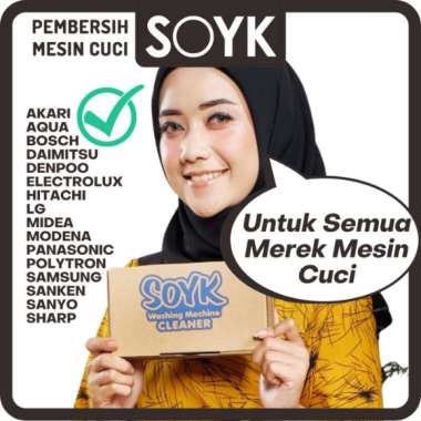 Washing Machine Cleaner SOYK Pembersih Mesin Cuci Top/Front Loading - 1 Bungkus