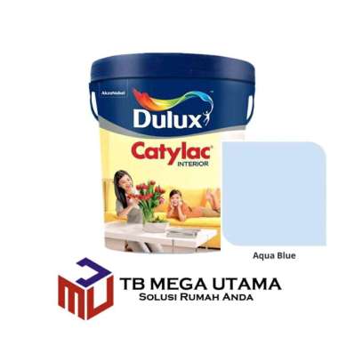 Dulux Catylac Interior Aqua Blue 5 kg | Cat Dinding Interior