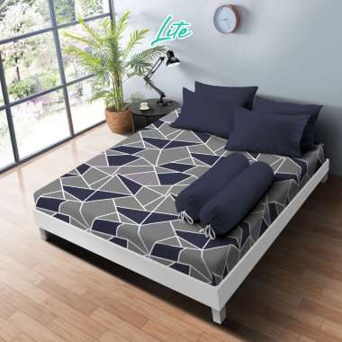 KINTAKUN Sprei Set 180 King Dluxe Lite Microfiber 20 cm B2 5in1 Mosaic