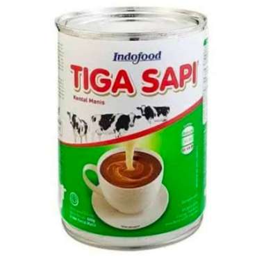 Promo Harga Tiga Sapi Krimer Kental Manis Putih 490 gr - Blibli