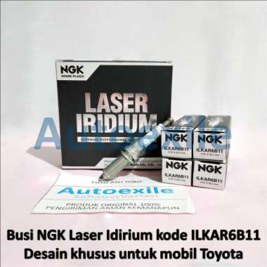 Busi Mobil NGK LASER IRIDIUM Upgrade ILKAR6B11 Platinum Special Toyota Agya Avanza Calya Rush Sienta