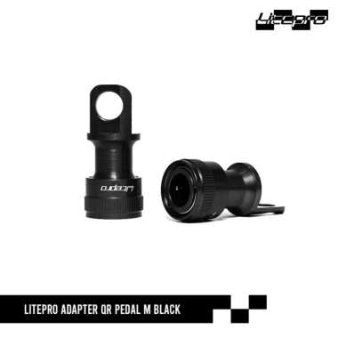 DELTACYCLES - LITEPRO ADAPTER QR PEDAL M BLACK