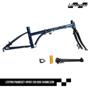 DELTACYCLES - LITEPRO FRAME SET EVO DBRAKE FREE HANDLEPOST CHAMELEON