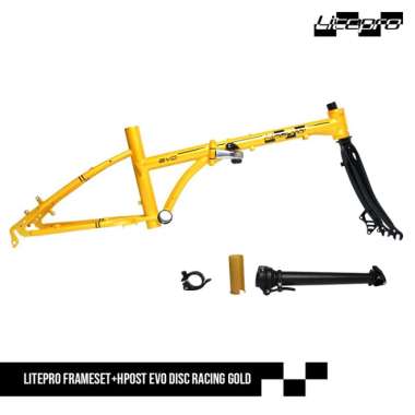 DELTACYCLES - LITEPRO FRAME SET EVO DBRAKE FREE HANDLEPOST GOLD