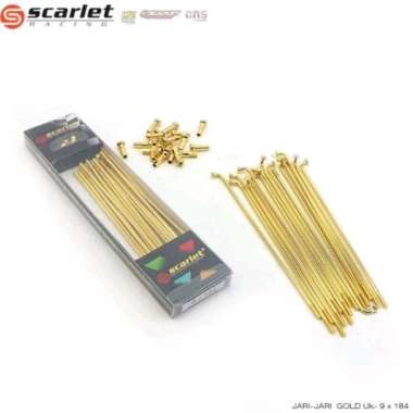 JARI JARI JERUJI SPOKE SCARLET 9 X 184 Gold