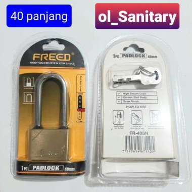 Gembok ANTI maling gembok anti theft gembok bagus gembok kuningan 40 panjang