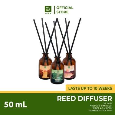 harga Muno Folk Relax Lavender Reed Diffuser Pengharum Ruangan Aromaterapi [50 mL] Blibli.com