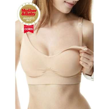 Mamaway Second Skin Seamless Nursing Bra - Nude S