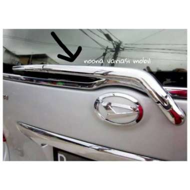 noona variasi mobil Cover Wiper Belakang Mobil for Avanza - Xenia Veloz Chrome