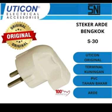 Steker Arde Uticon Steker Bengkok Uticon Colokan Uticon