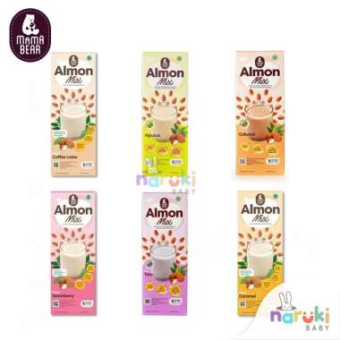 Mama Bear Teh Pelancar Asi Booster AlmonMix Sereal ZoyaMix Kukis Almond Oat Mamabear AlmonMix Alpuka