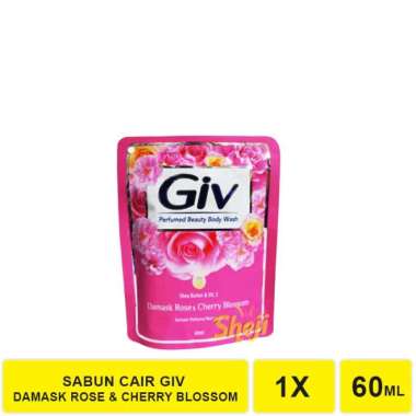 SABUN CAIR GIV 60 ML / GIV BODY WASH 60 ML GIV PINK 60ML