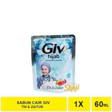 SABUN CAIR GIV 60 ML / GIV BODY WASH 60 ML GIV HIJAB 60ML