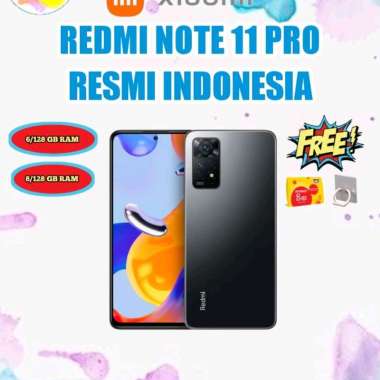 XIAOMI REDMI NOTE 11 PRO (RAM 6/128GB & 8/128GB) GARANSI RESMI XIAOMI 6/128 Blue