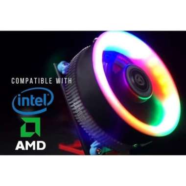 FAN PROCESSOR GAMING RGB SUPPORT INTEL AMD ALSEYE TBF100 FAN COOLER