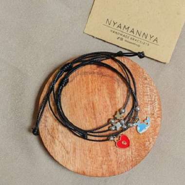 Gelang Tangan Manik Charm Butterfly Heidi Series CHARM LOVE