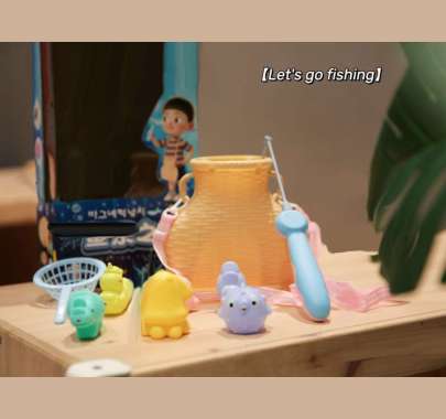 ONE-M209 Mainan Anak Pancing Ikan Magnet Pretend Play Fishing Game Pancingan Ikan Mainan Anak / Maen