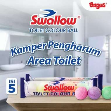 Pengharum Toilet Bagus Swallow Kamper Kapur Barus Colour Ball