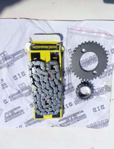 Rantai Keteng Kamprat DID Tiger 4 Empat Lapis Gir Sentrik Tebal