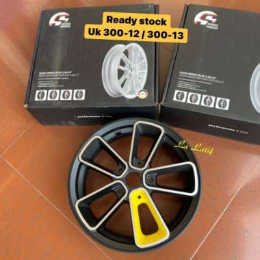 -Velg sip pordoi 300-12 (yellow black) utk vespa matic/ PX