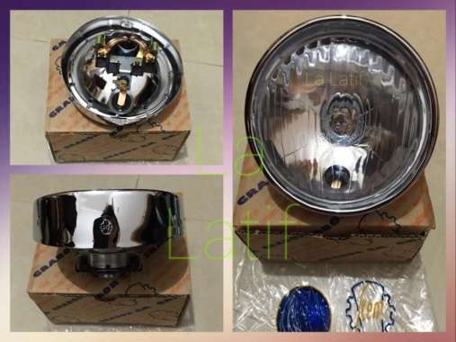 Headlamp untuk vespa vbb, vnb, vba