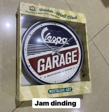Jam dinding origiinal merchandise vespa