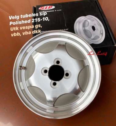 Velg tubeless sip ukuran 215-10 utk vespa GS, vbb, vnb dkk