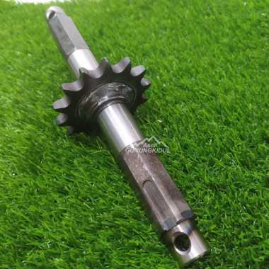 As Roda Cultivator Cakar Baja - Main Axle Sub Assy Traktor Quick Cakar Baja