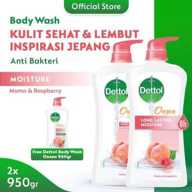 Bandung - Dettol Onzen Peach Sabun Mandi Cair [950 g/ Pump/ Buy 2 Get 1]