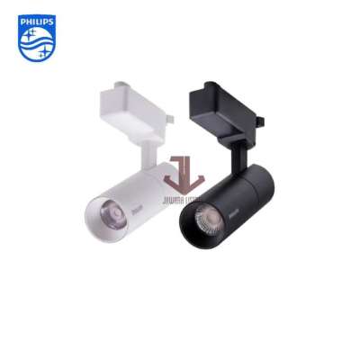 PHILIPS LED PROJECTOR RELL / LAMPU TRACK 10 WATT ST033T PUTIH HITAM KUNING(3000K) - WB 36 DERAJAT