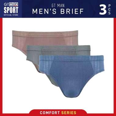 Celana Dalam Pria GT MAN GMKM Isi 3 Pcs - Briefs Men Underwear Pria L