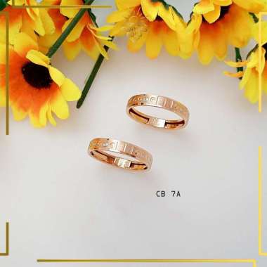 CINCIN EMAS ASLI CINCIN WANITA KADAR 8K DAN 6K CINCIN SIMPEL UKIRAN CANTIK AESTETIC CB 40-7 8K