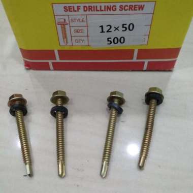 baut sds baut drilling 12x50mm baut rangka baja